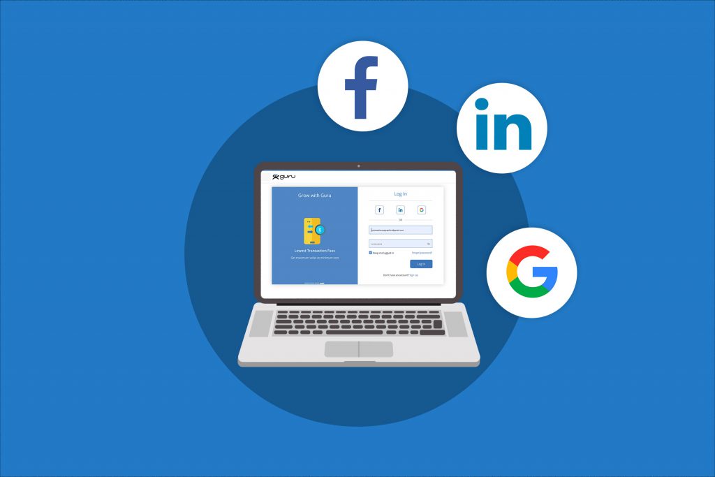 Sign in Faster with Your Social Media Account